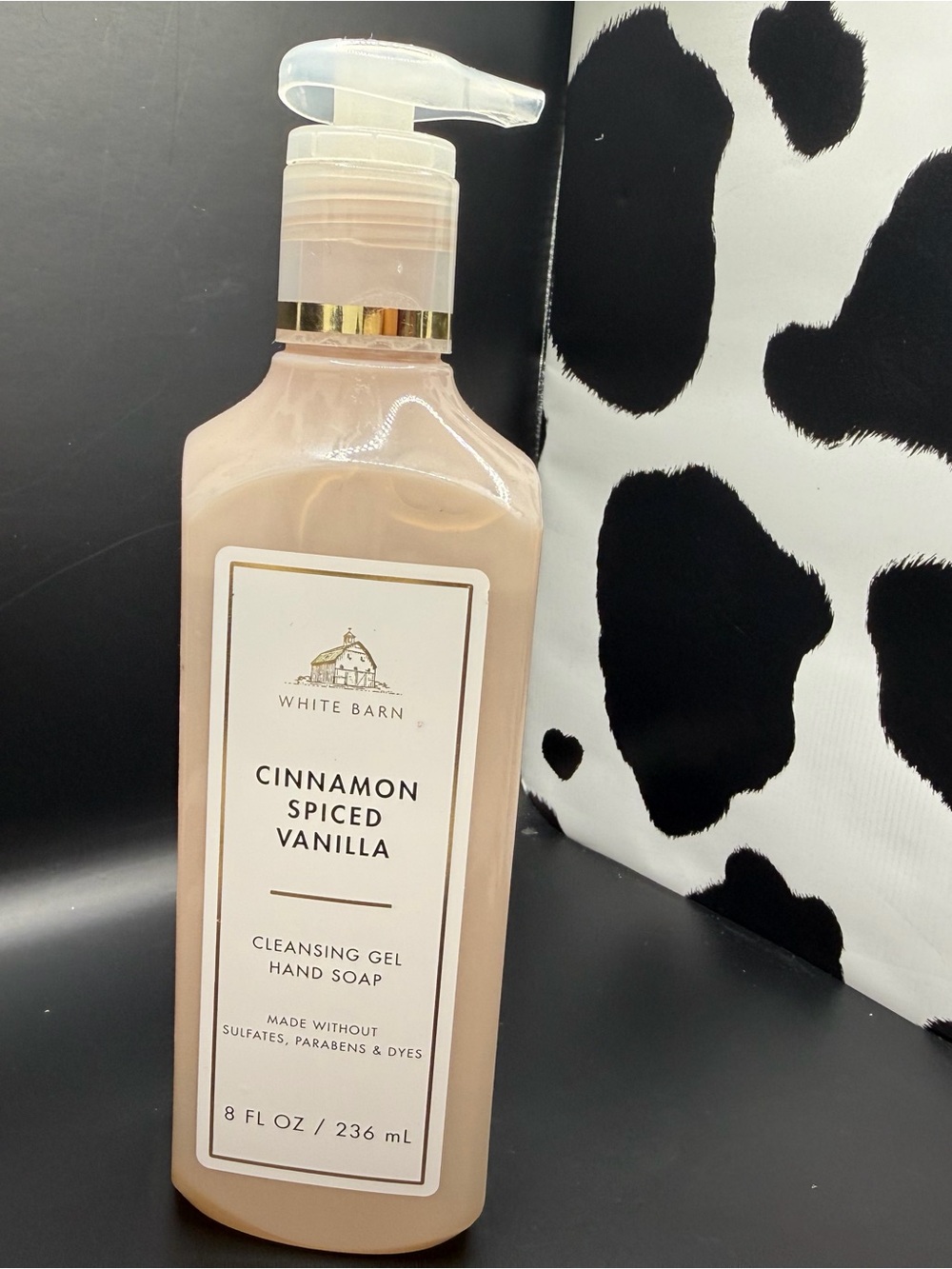 White Barn Cinnamon Spiced Vanilla Cleansing Gel Hand Soap - Cream
